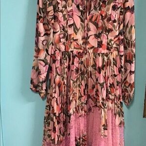 NWT, MIKAEL AGHAL MIDI PLEATED DRESS.